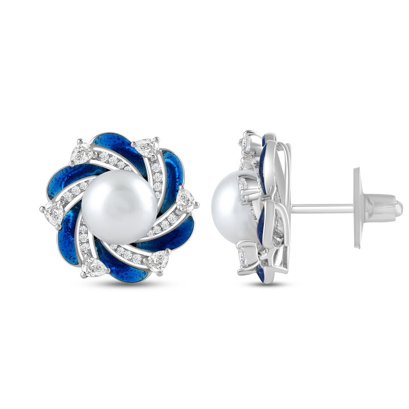Azure Bloom Earrings