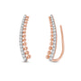 Serelle Diamond Climber Earrings
