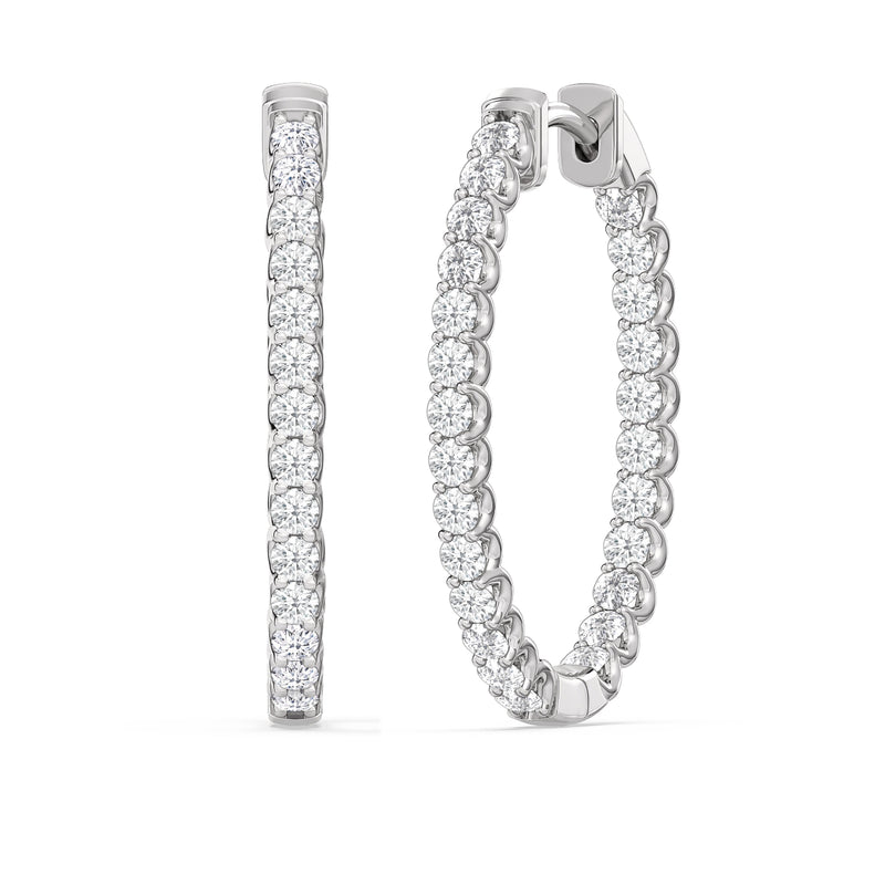 Inside Out "U" Basket Oval Hoops