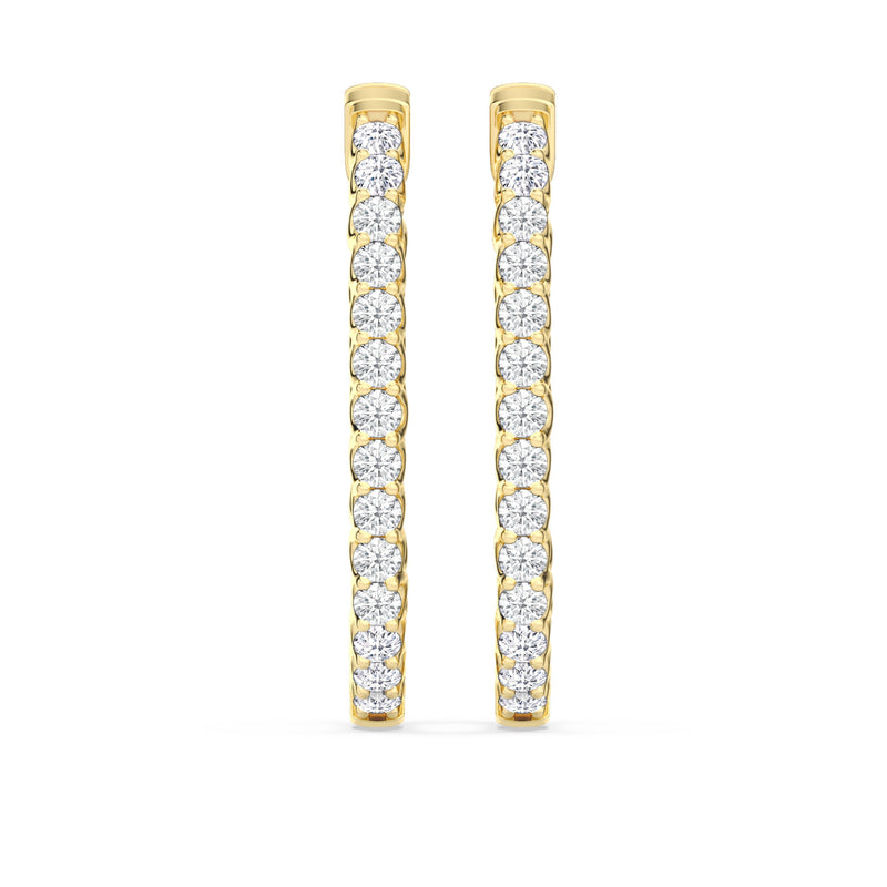 Inside Out "U" Basket Oval Hoops