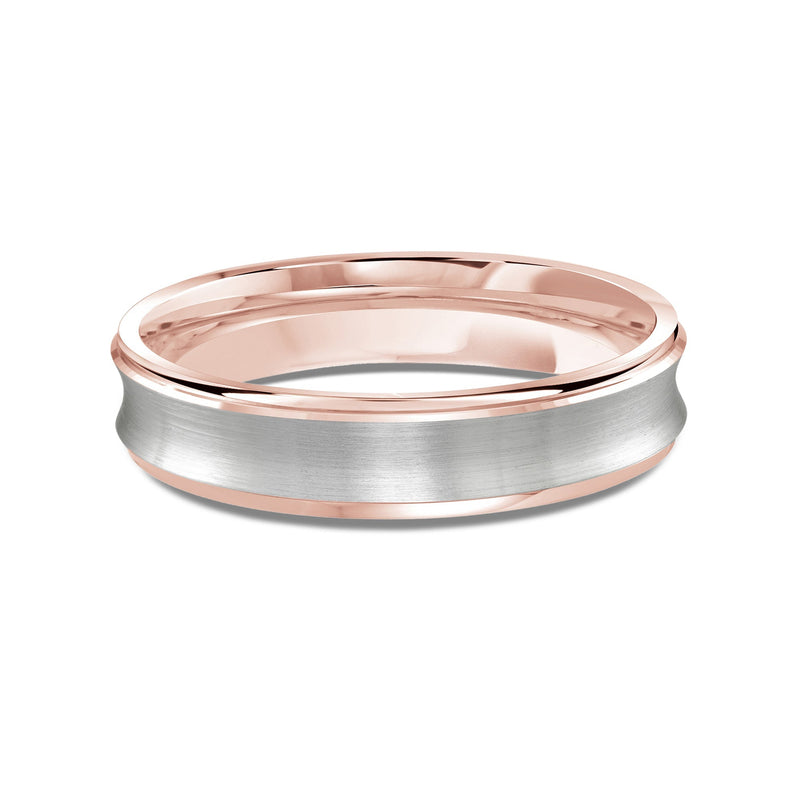Two Tone Concave Men's Band