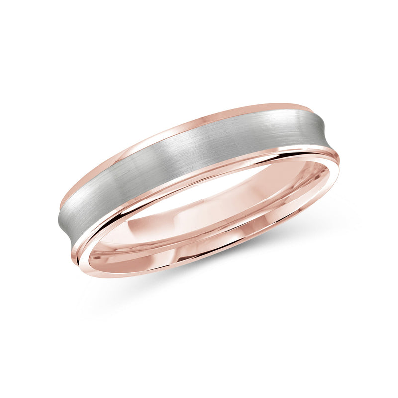 Two Tone Concave Men's Band