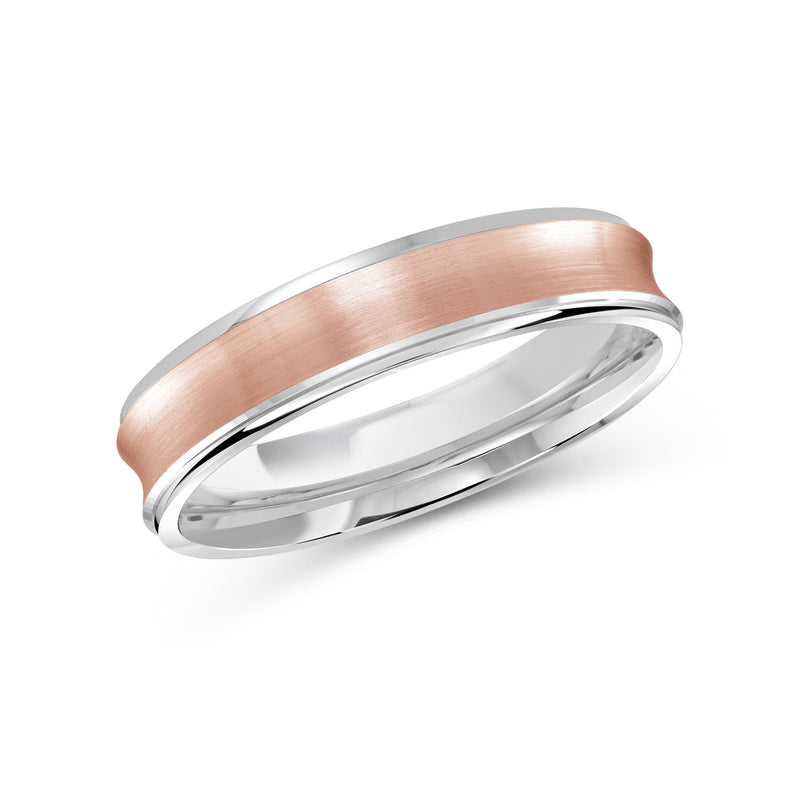 Two Tone Concave Men's Band