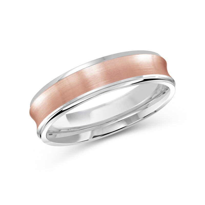 Two Tone Concave Men's Band