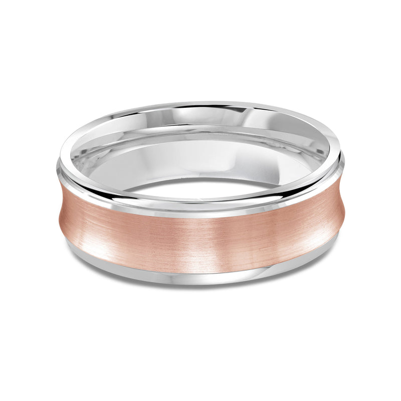 Two Tone Concave Men's Band