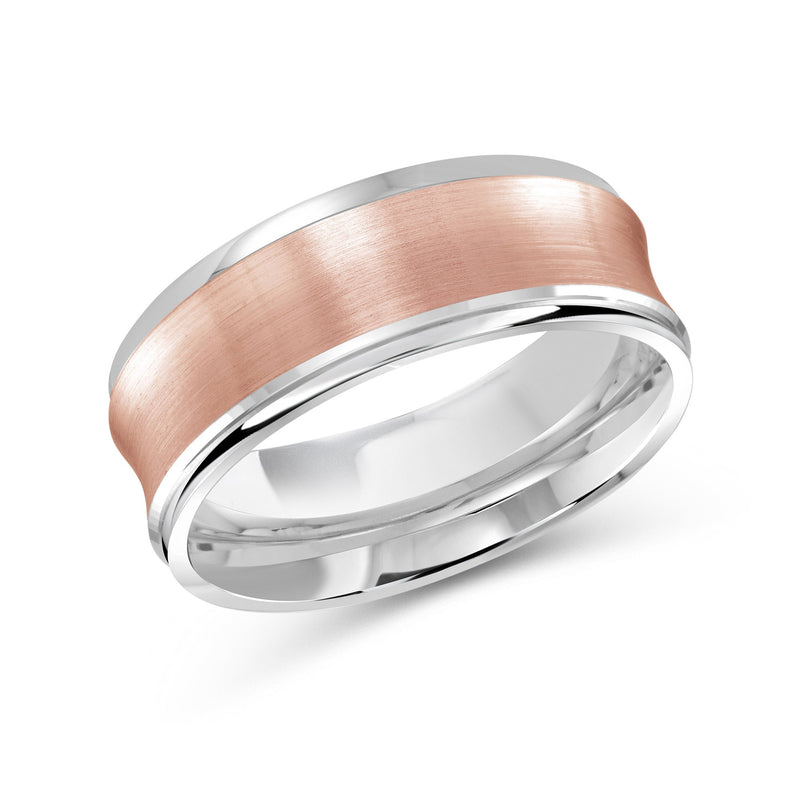 Two Tone Concave Men's Band