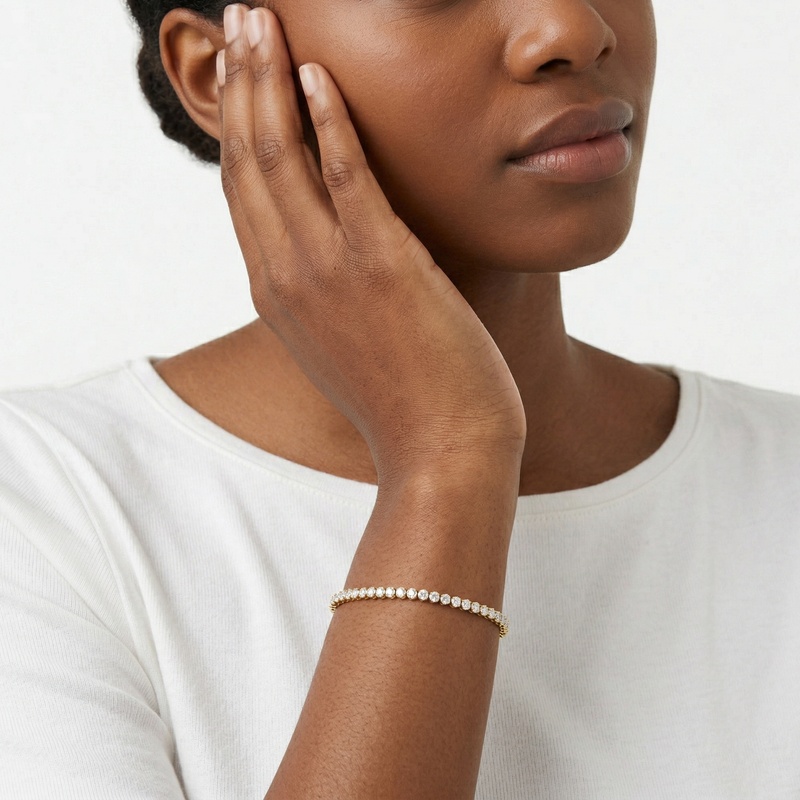 Petite Diamond Line Bracelet