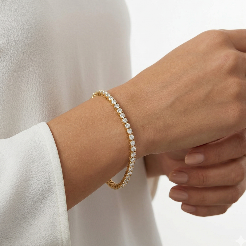 Petite Eternity Diamond Tennis Bracelet