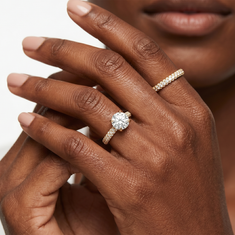 The W Radiance Engagement Ring