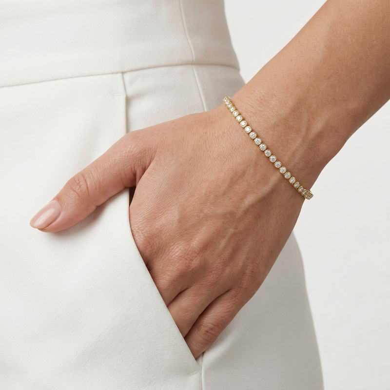 Petite Diamond Tennis Bracelet