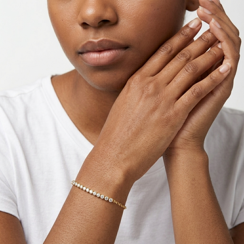 Petite Diamond Line Bracelet