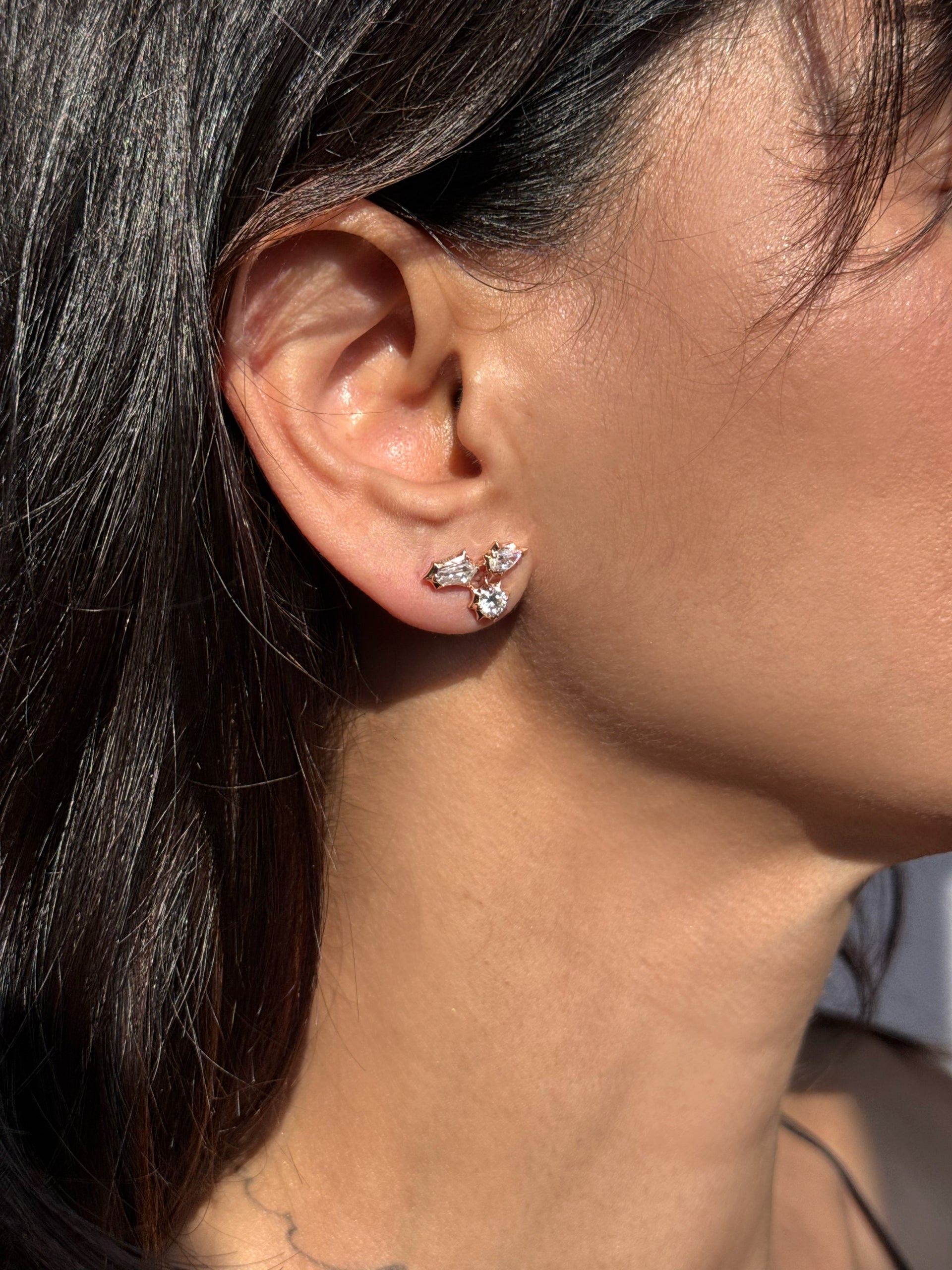 Fluxa Cluster Earrings