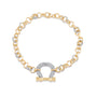 Ferra Lab Grown Diamond Horseshoe Fashion Bracelet