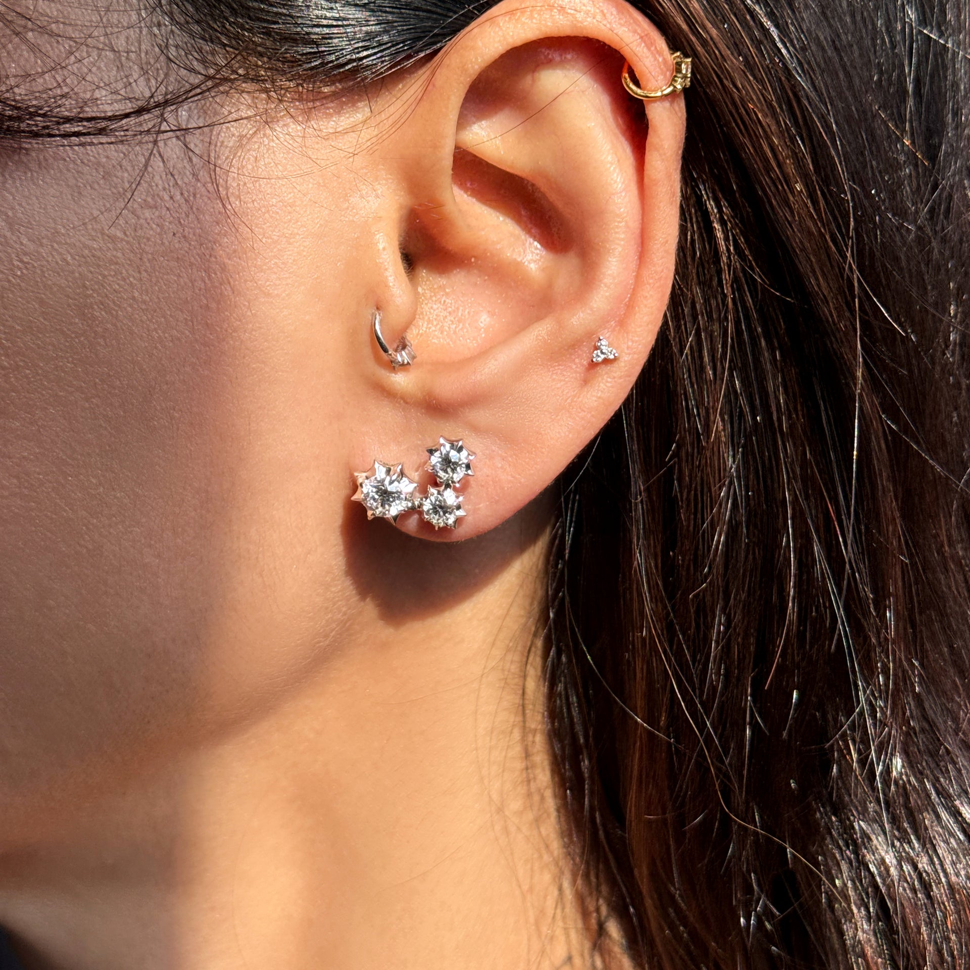 Constra Cluster Earrings