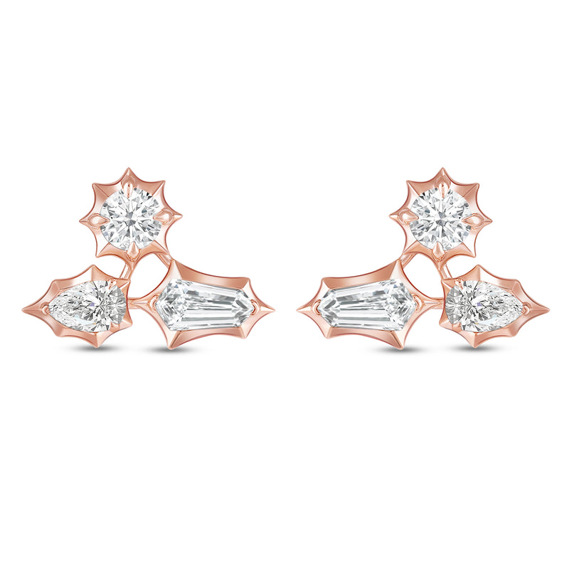 Fluxa Cluster Earrings