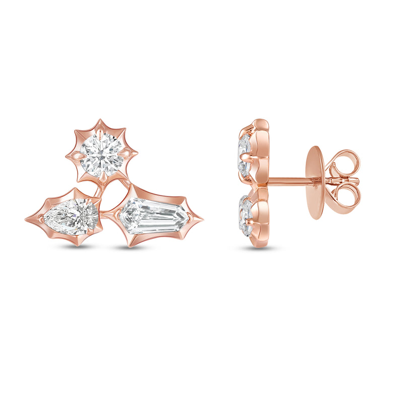 Fluxa Cluster Earrings