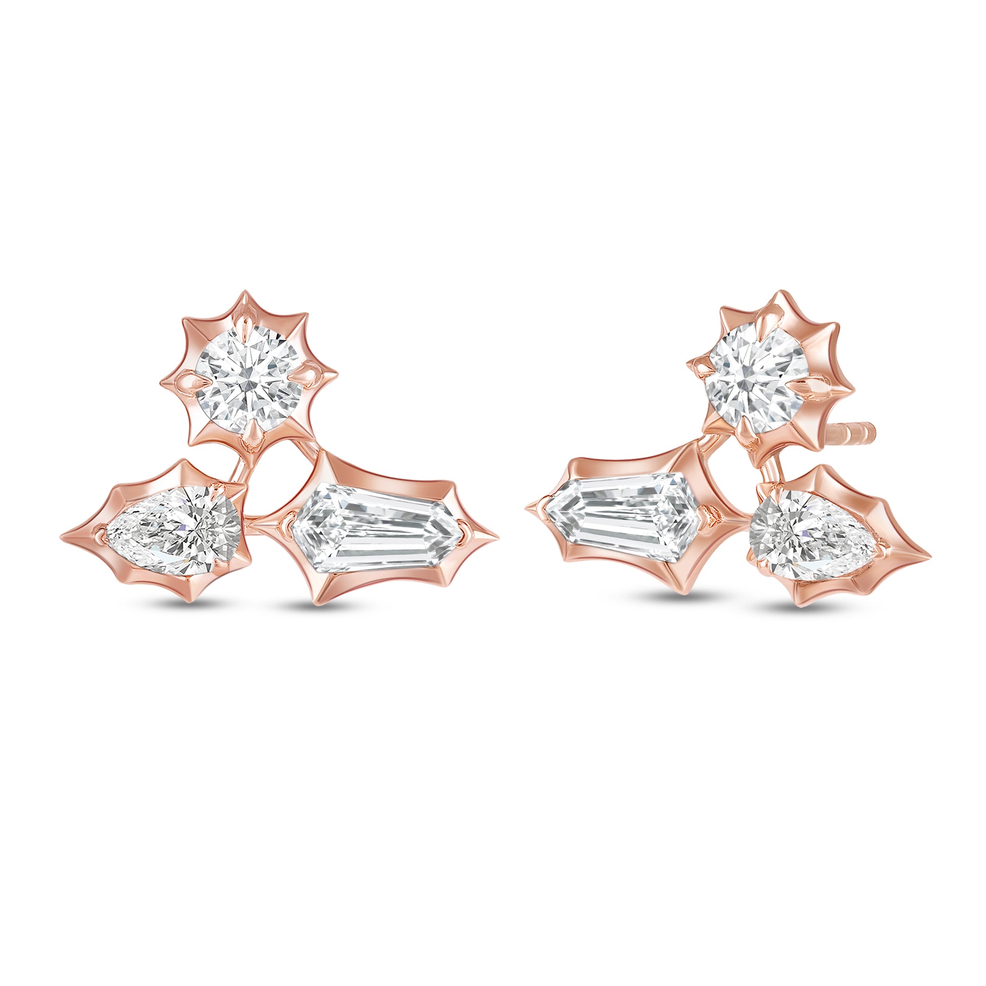 Fluxa Cluster Earrings
