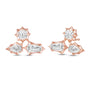 Fluxa Cluster Stud Earrings with Lab Grown Diamond