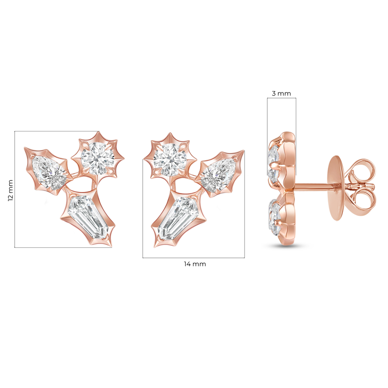 Fluxa Cluster Earrings
