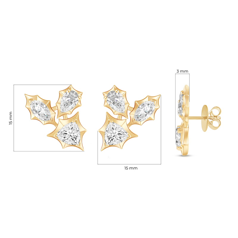 Ignite Cluster Earrings