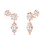 Muselet Lab Grown Diamond Drop Earrings