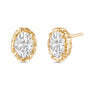 Icona Oval Lab Grown Diamond Solitaire Earrings