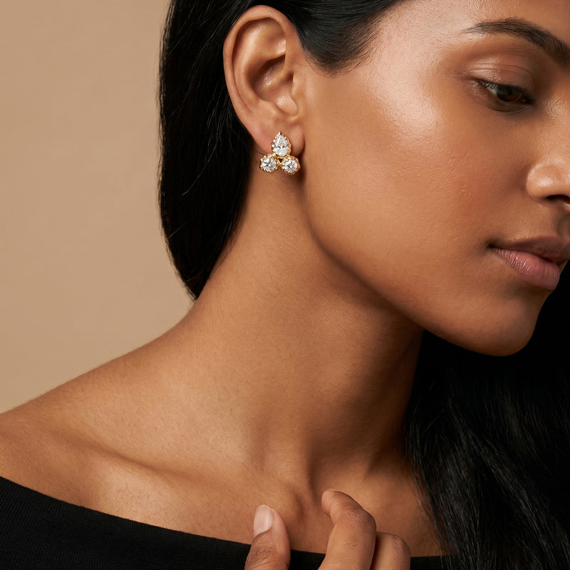 Clusteris Trio Earrings
