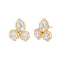 Clusteris Trio Lab Grown Diamond Earrings