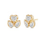 Concorde Trio Lab Grown Diamond Hearts Earrings