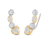 Ascera Lab Grown Diamond Climber Earrings