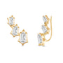 Arcella Lab Grown Diamond Climber Earrings