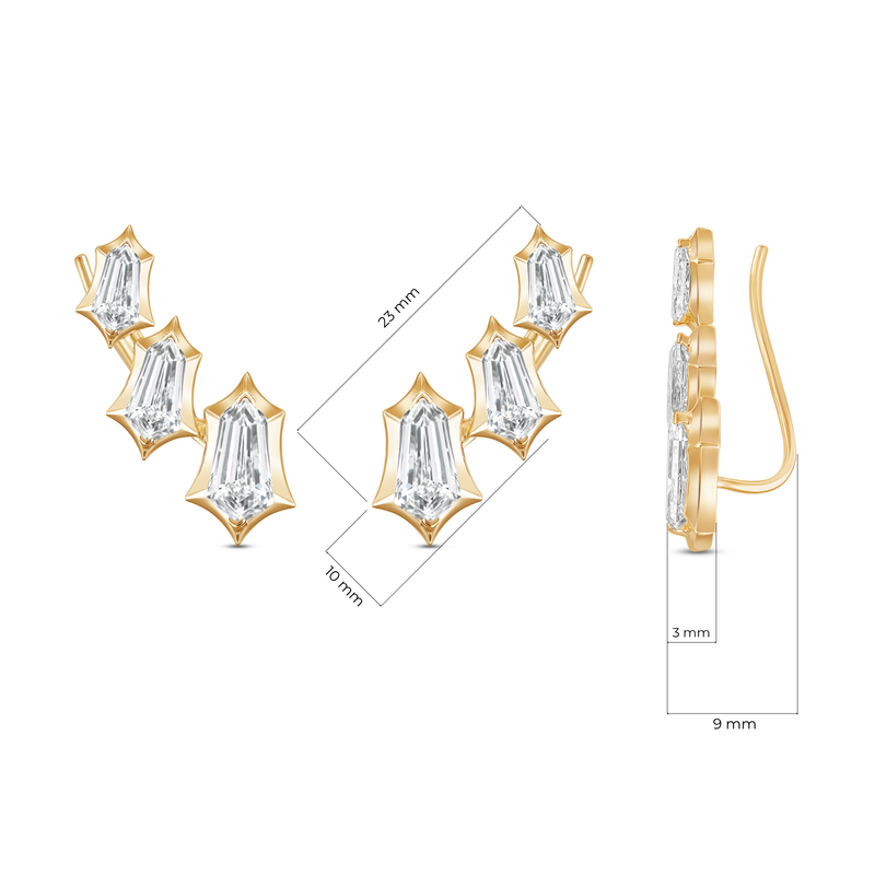 Arcella Ear Climber