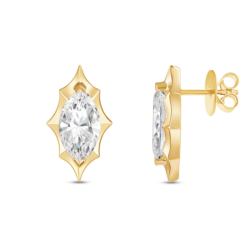 Marcelli Marquise Solitaire Earrings