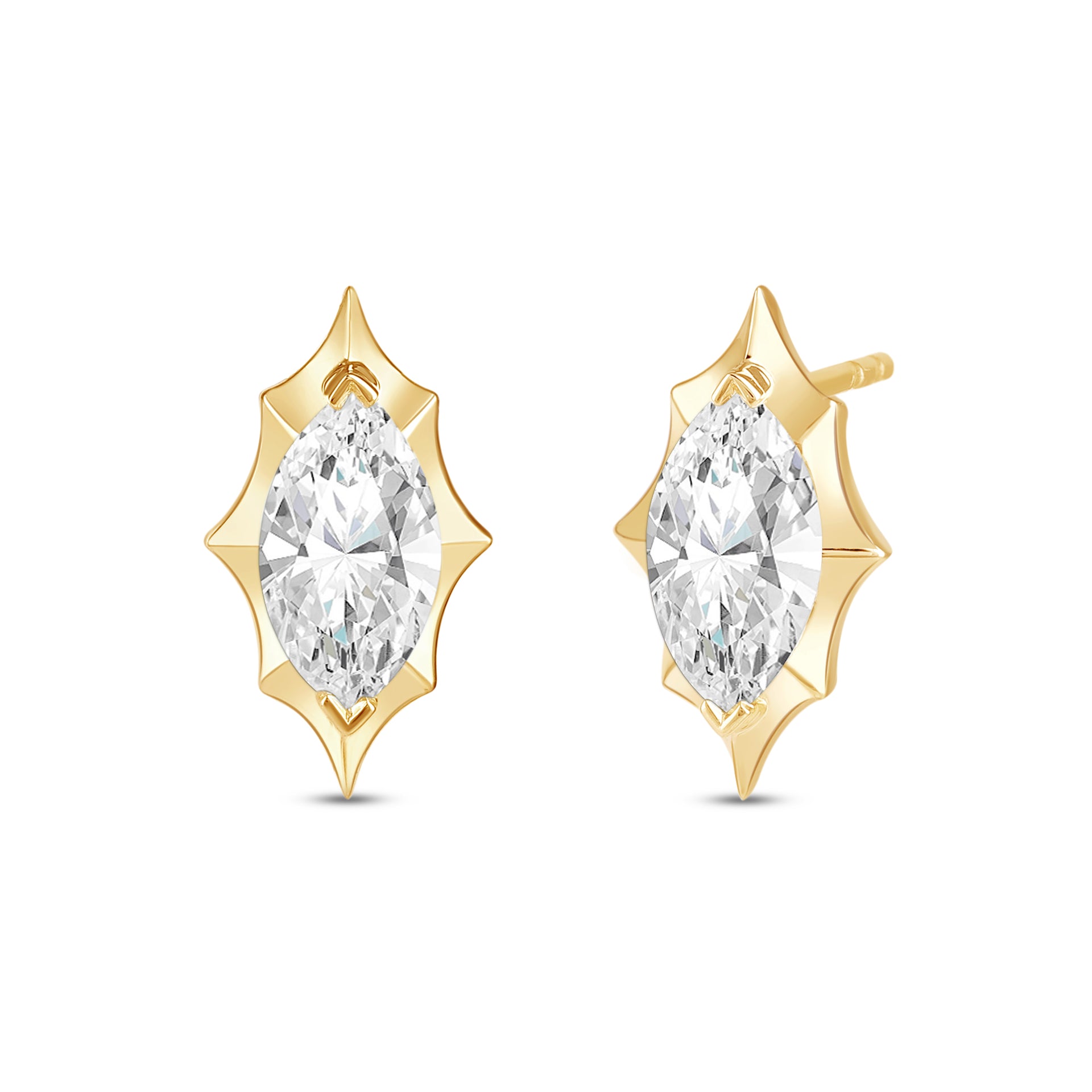 Marcelli Marquise Solitaire Earrings