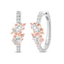 Tirena Lab Grown Diamond Hoop Bali Earrings