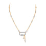Avelore Lock Lab Grown Diamond Fashion Necklace