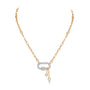 Orlaya Lock Lab Grown Diamond Fashion Necklace