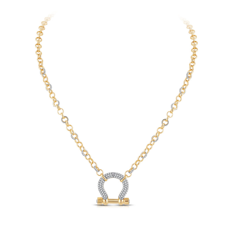 Ferra Lab Grown Diamond Horseshoe Fashion Necklace