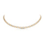 Aureo Alternating Cuban Lab Grown Diamond Fashion Necklace