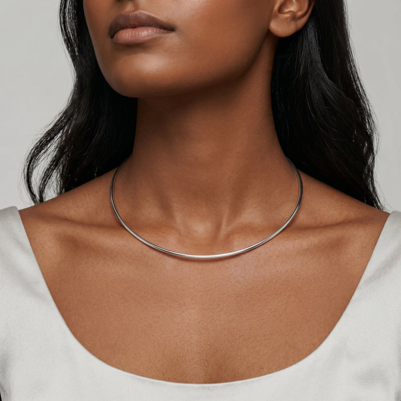 Serelia Hasli White Gold Necklace