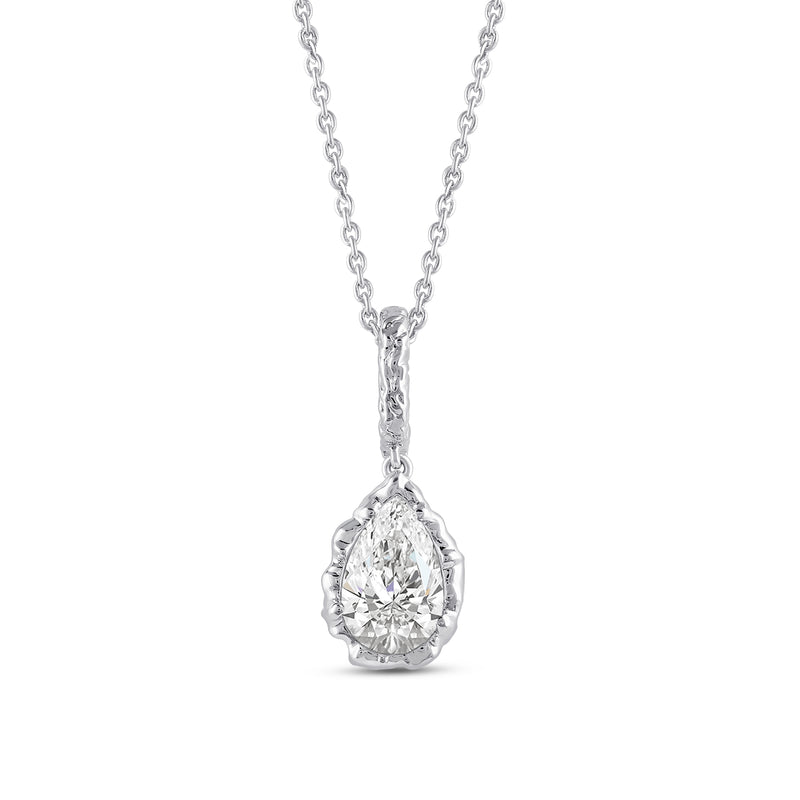 Icona Pear Solitaire Pendant