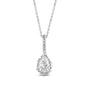 Icona Pear Lab Grown Diamond Solitaire Pendant