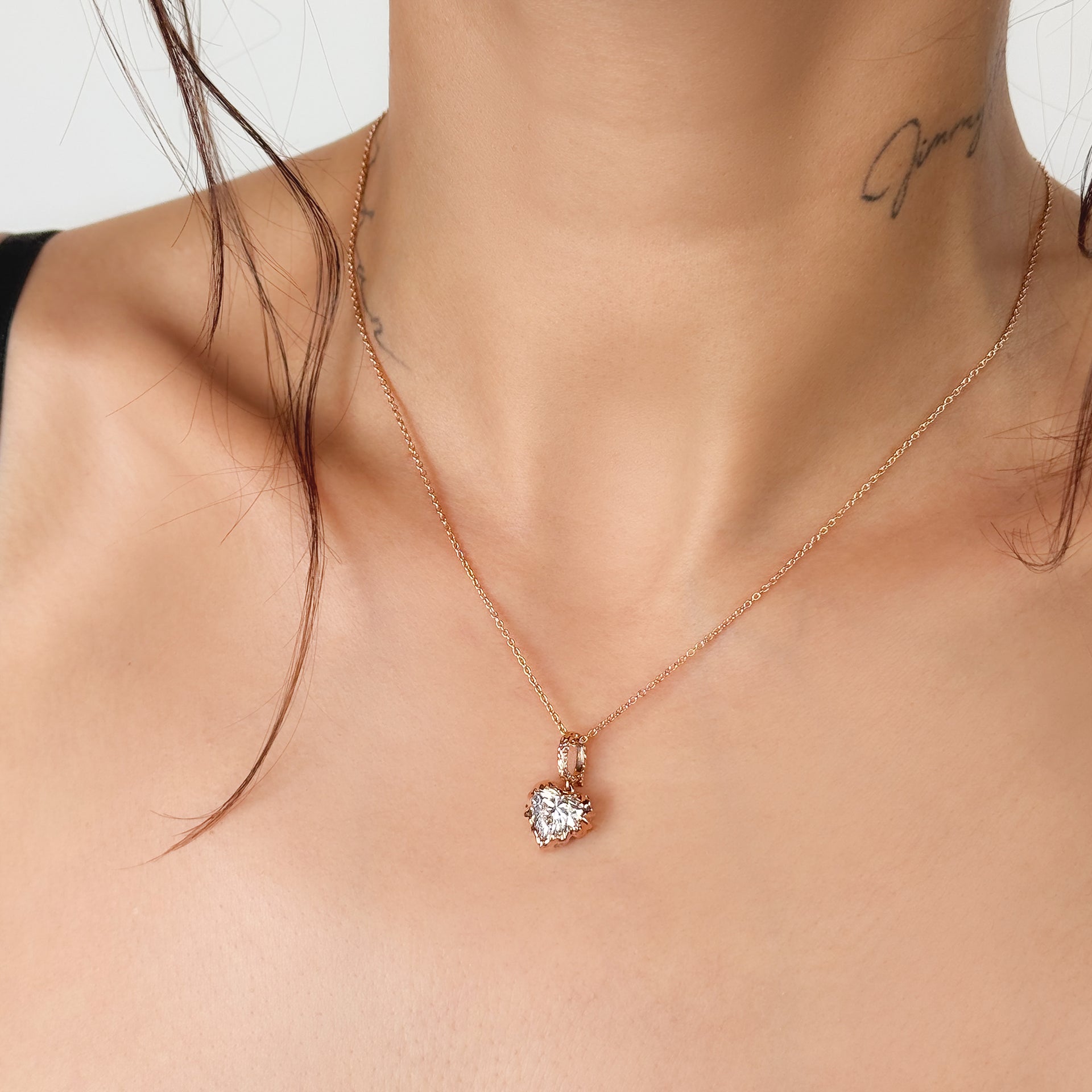 Icona Heart Solitaire Pendant