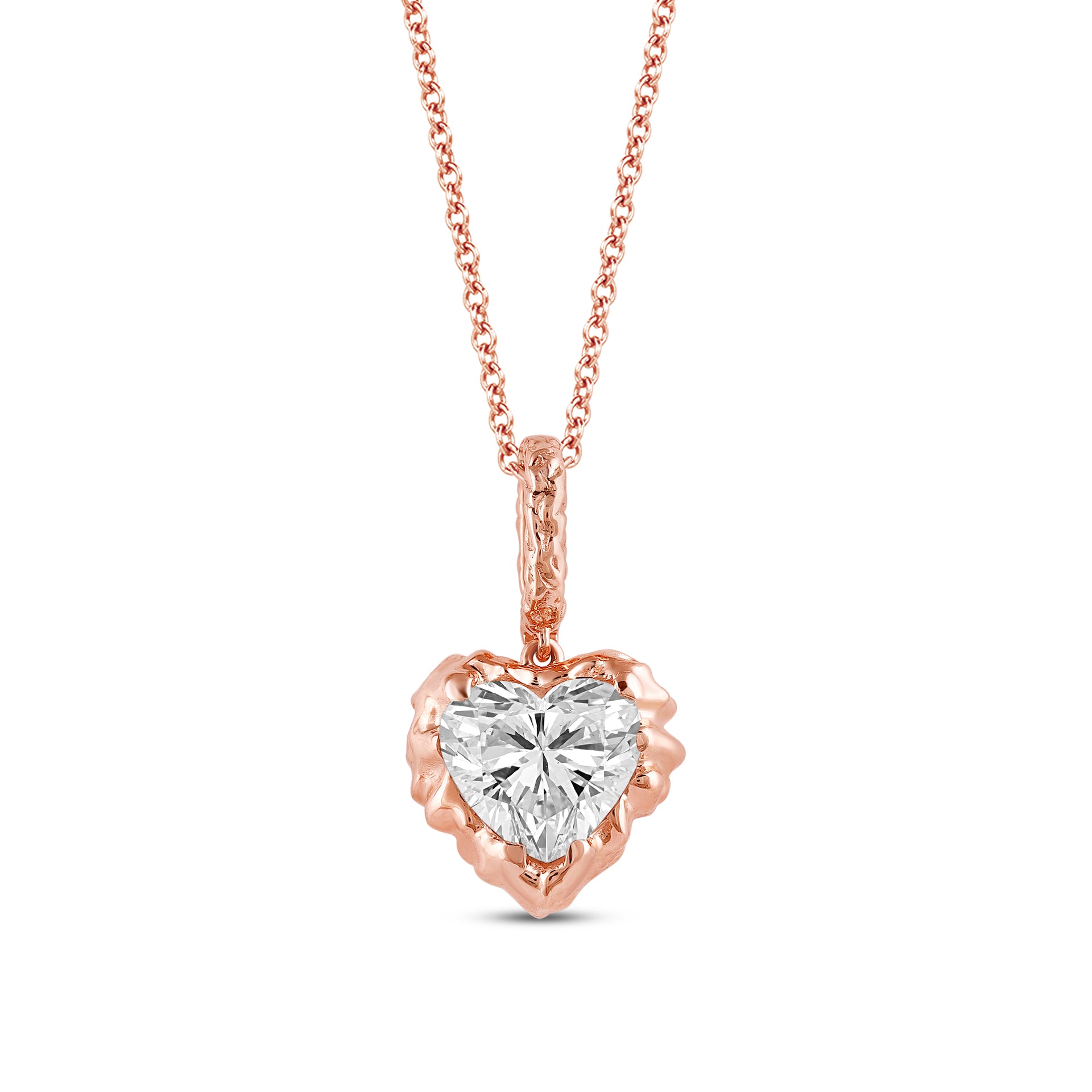 Icona Heart Solitaire Pendant