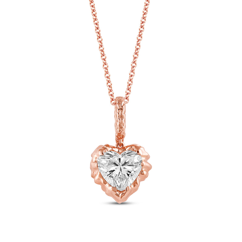 Icona Heart Solitaire Pendant