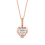 Icona Heart Lab Grown Diamond Solitaire Pendant