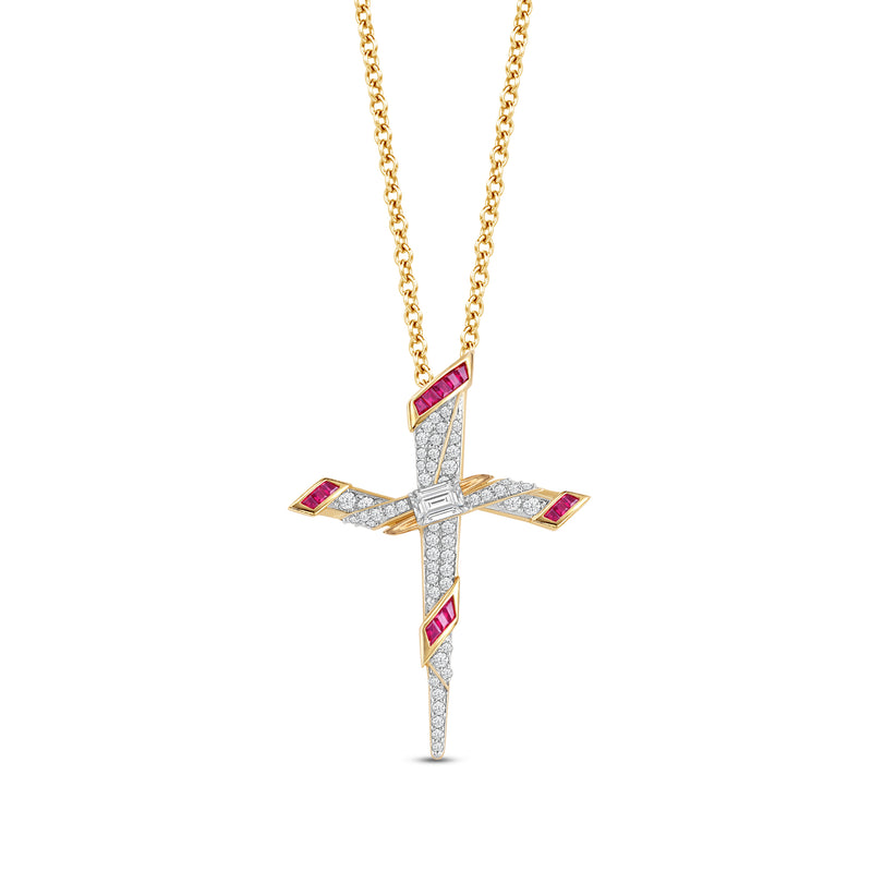 Vertex Cross Pendant