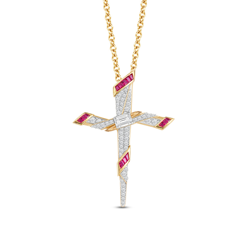 Vertex Cross Pendant