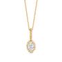 Icona Oval Lab Grown Diamond Solitaire Pendant