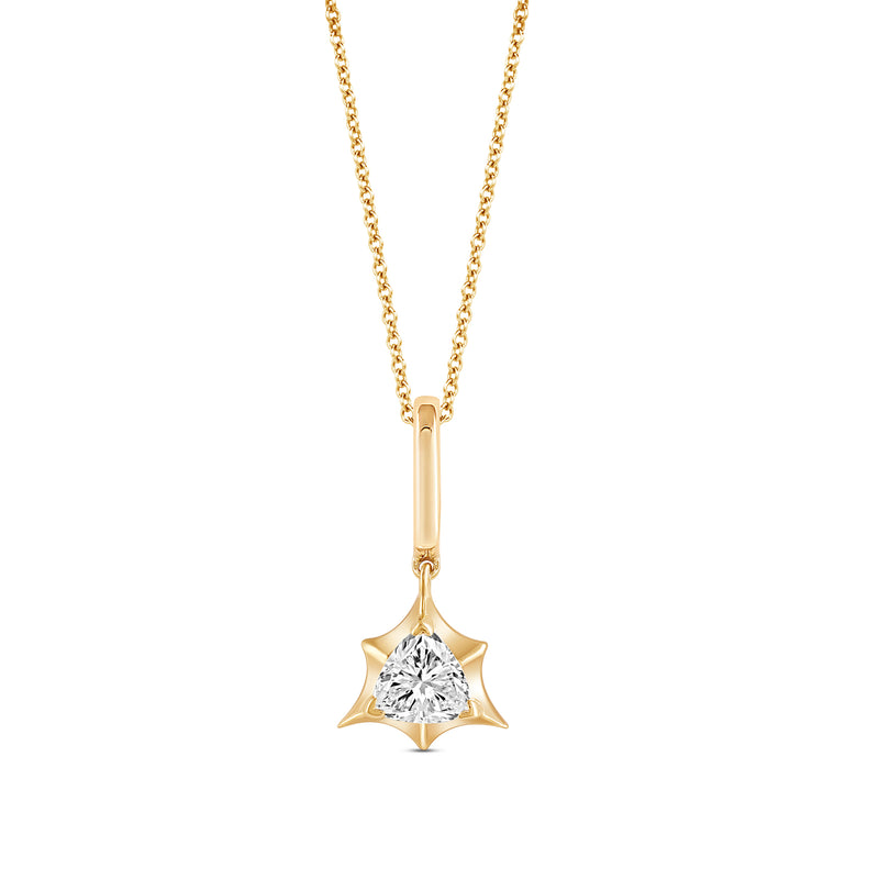 Marcelli Trillion Cut Solitaire Charm
